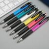 The hotel is pressed for multi -color ballpoint pen, fixed logo advertising strokes to printed gift students business pen