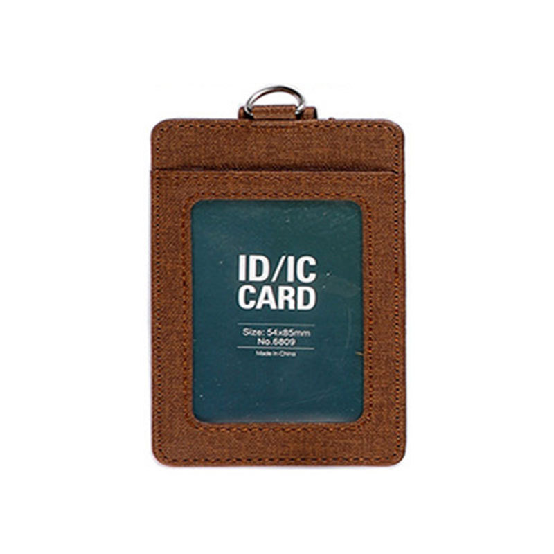 Porta Tarjetas de Tela con Cordón Retráctil para Identificación, Tarjeta de Trabajo, Tarjeta de Empleado, Ranuras Dobles para Tarjetas, Porta Tarjetas de Invitados con Hebilla Deslizante.