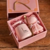 Fuchsia towel, set