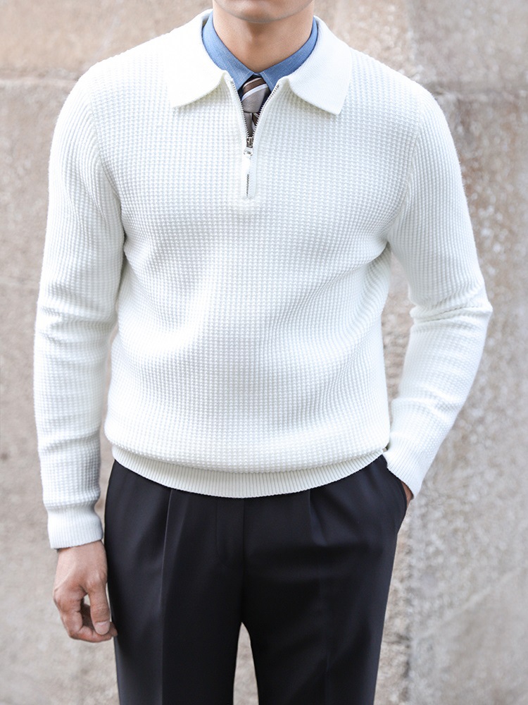 Casual thick sweater for men in autumn a...