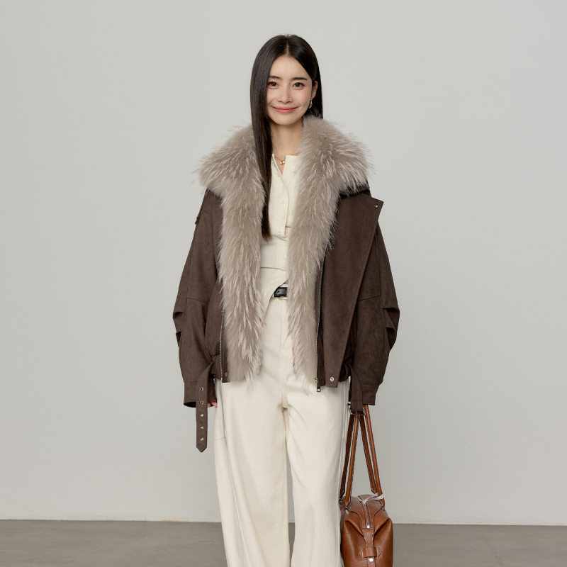 Original Paris Night Dream 90 White Goose down Jacket for Women, Mid-Length Parka with Raccoon Fur Collar, Winter Coat Original Paris Night Dream 90 White Goose down Jacket for Women, Mid-Length Parka with Raccoon Fur Collar, Winter Coat