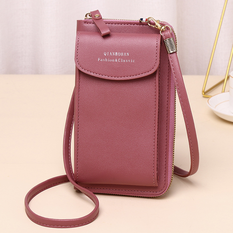 2021 nueva bolsa de teléfono móvil de gran capacidad multi-funcional de las mujeres cartera hombro pequeña cintura bolsa crossbody teléfono móvil cartera