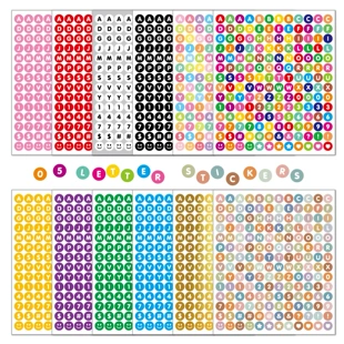 Waterproof sticker, cards, 0.5 inch, DIY