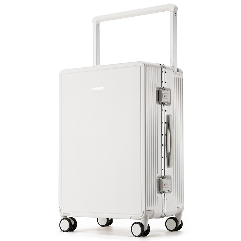 Maleta 2025 estudiantes de sexo masculino y femenino elevación automática barra de tracción amplia caja de marco de aluminio universal máquina de embarque de códigos bolsa