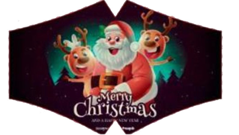 2025 クリスマスギフト綿マスクプリントクリスマスマスク工場スポット卸売クロスボーダー専用マスク|undefined