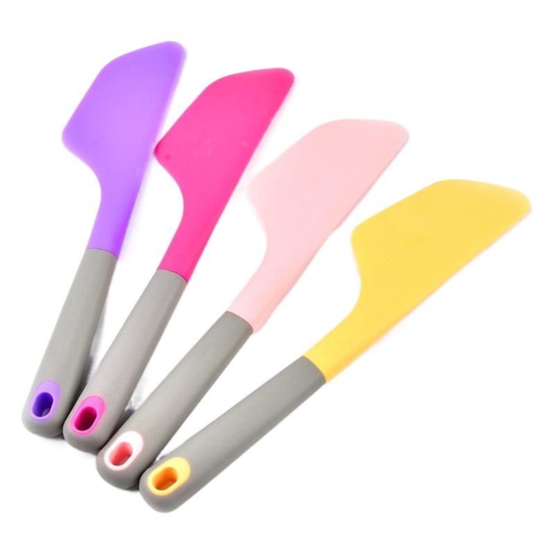 Cake cream scraper home high temperature resistant baking silicone scraper creative new large cake spatula