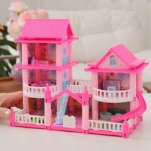 大号梦幻公主城堡女孩礼物仿真儿童过家家DIY拼装别墅娃娃屋玩具