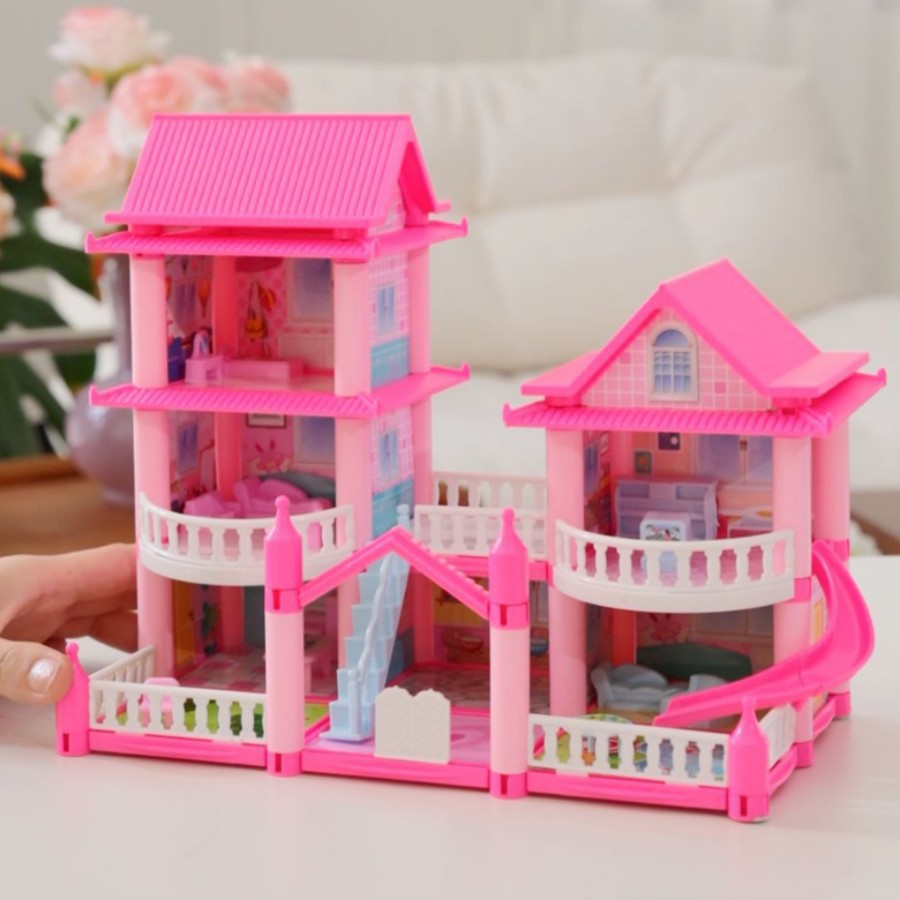 大号梦幻公主城堡女孩礼物仿真儿童过家家DIY拼装别墅娃娃屋玩具