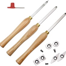 新款车刀木工车床舍弃式车刀木旋跨境专供Wood Turning tools set