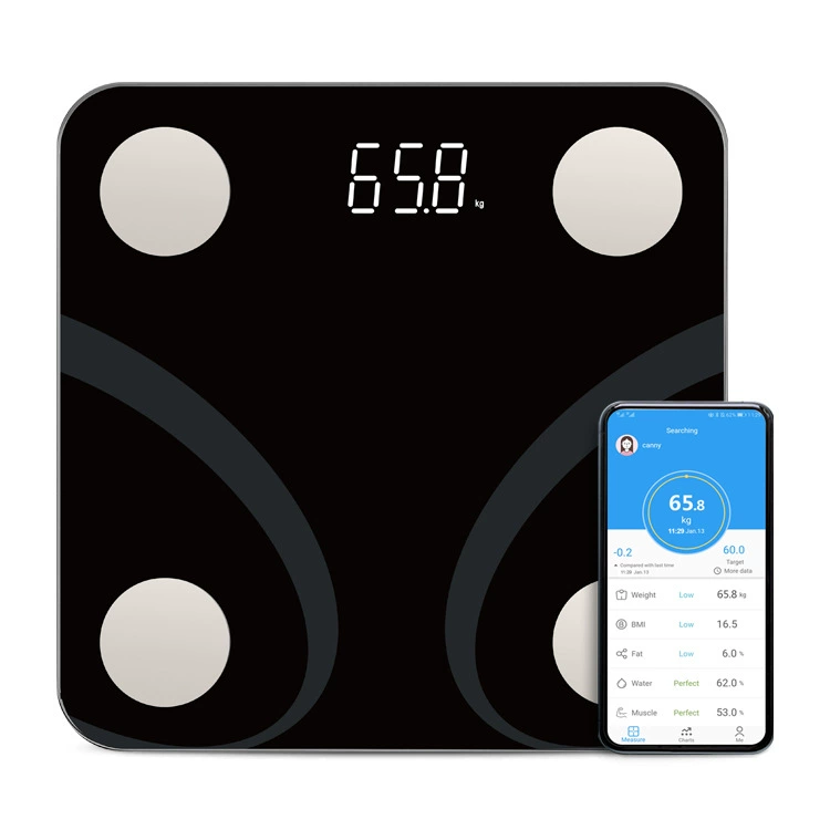 Трансграничные оптовые весы для дома Электронные весы Bluetooth тело человека интеллектуальный анализатор веса тела Жидные весы умные весы