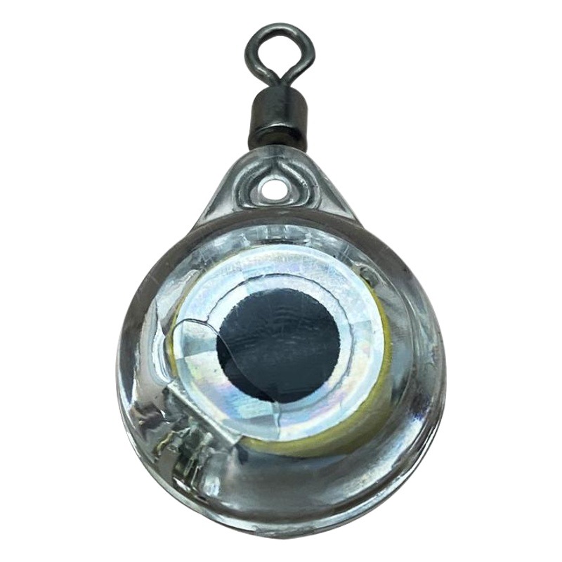 LED luya lentejuelas botón batería señuelo luz LED electrónico luminoso luya cebo subacuático pesca Luz