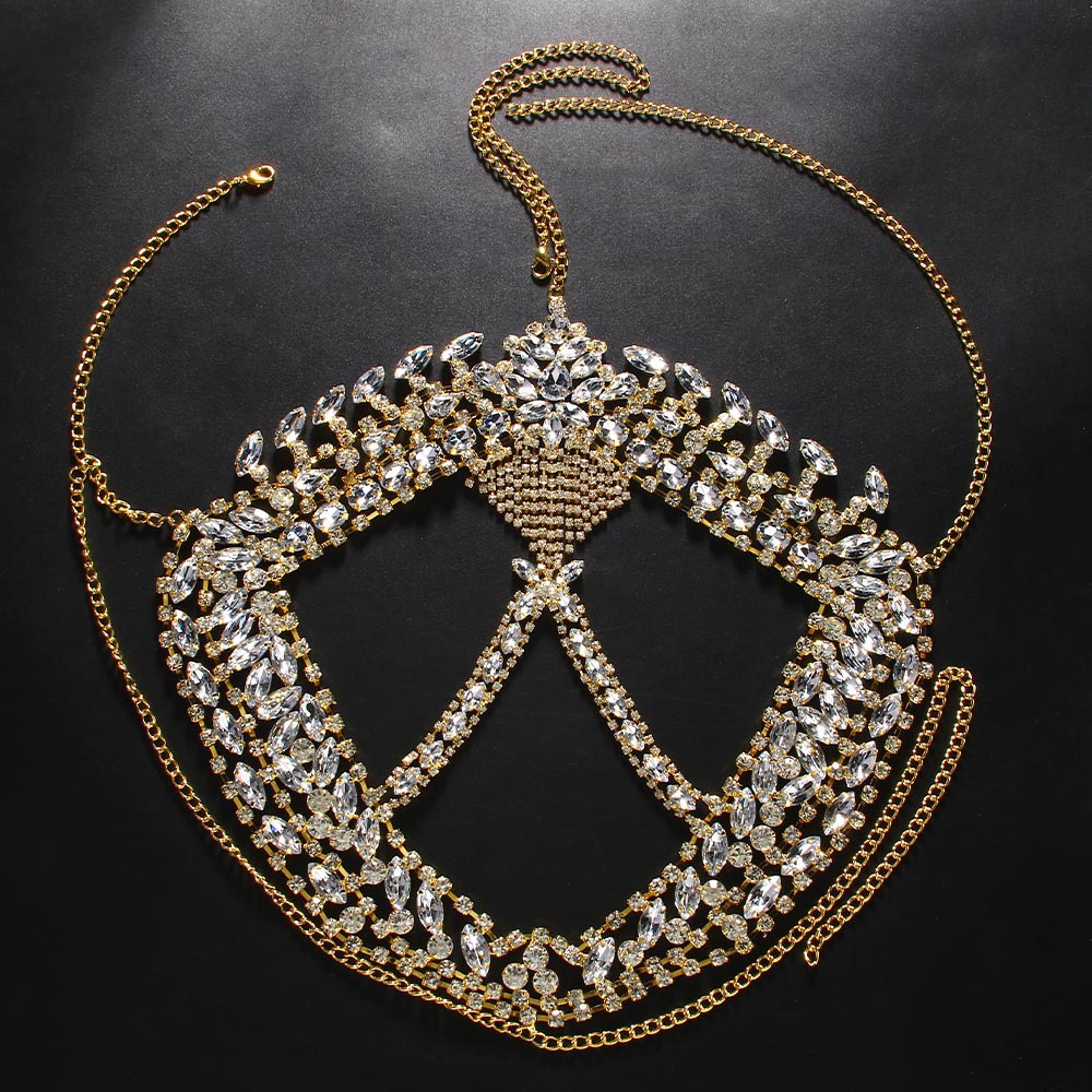 Transfronterizo Venta caliente de Halloween máscara exagerada moda intermitente rhinestone máscara bola accesorios máscara