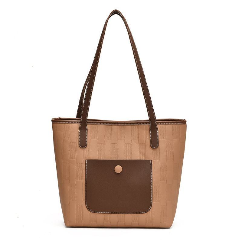 Bolsa de viaje, gran capacidad de textura, bolso de hombro, bolso de moda, bolso PU, bolso de mano de cuero suave, literatura y arte de moda, bolso de mano de invierno.