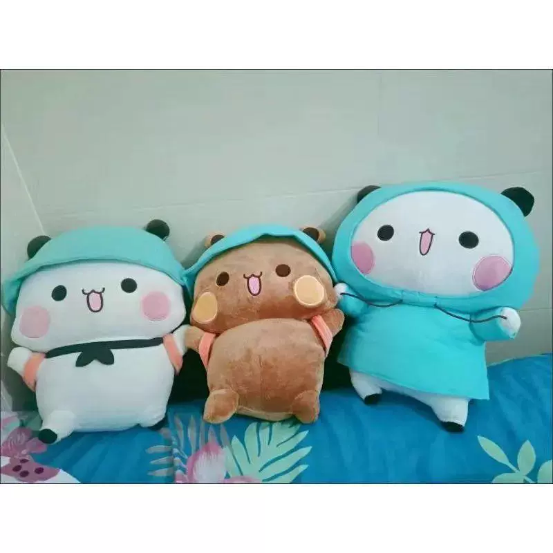 [Bubu And Dudu panda plush милый мультфильм панда ведра кавая]