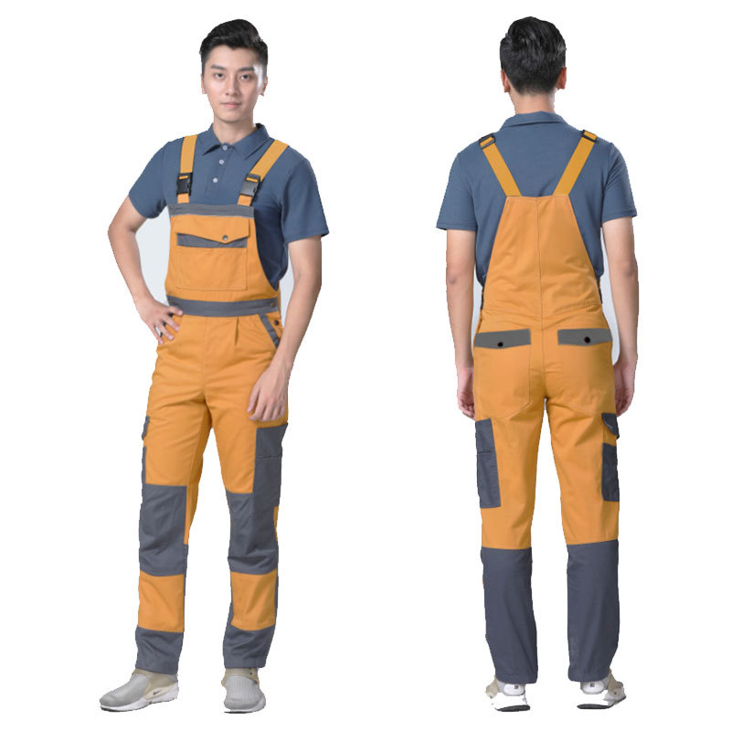 Fábrica al por mayor overoles hombres y mujeres auto reparación tirantes máquina reparación Instalación y mantenimiento pantalones transpirables resistentes al desgaste de una sola pieza