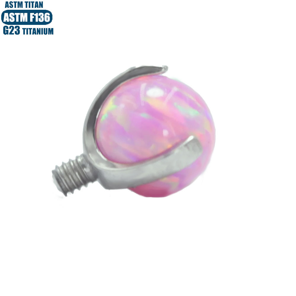 Pointed titanium steel lip stud product view