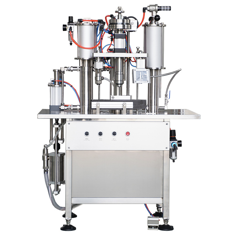 灭虱气雾剂灌装机 厨房用品灌装设备 气雾罐灌装机械