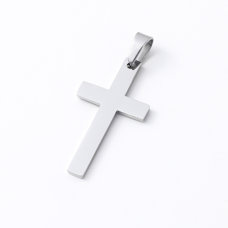 Plating Design 1 Piece 14*21mm 17*32mm 304 Stainless Steel Cross Pendant