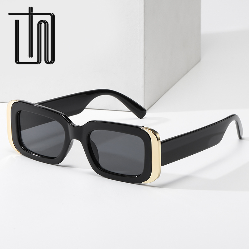 New edging box European and American sunshade glasses M437 personalized sunscreen small frame trendy sunglasses sunglasses wholesale