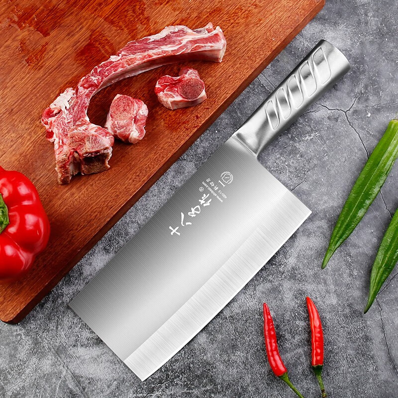 Shiba Zi's Mulberry Knife&mdash;Chef&rsquo;s Special Vegetable and Meat Slicing Knife, Yangjiang Cutlery&mdash;Kitchen & Household Dual-Purpose Thin Vegetable Knife for Bone Cutting and Slicing