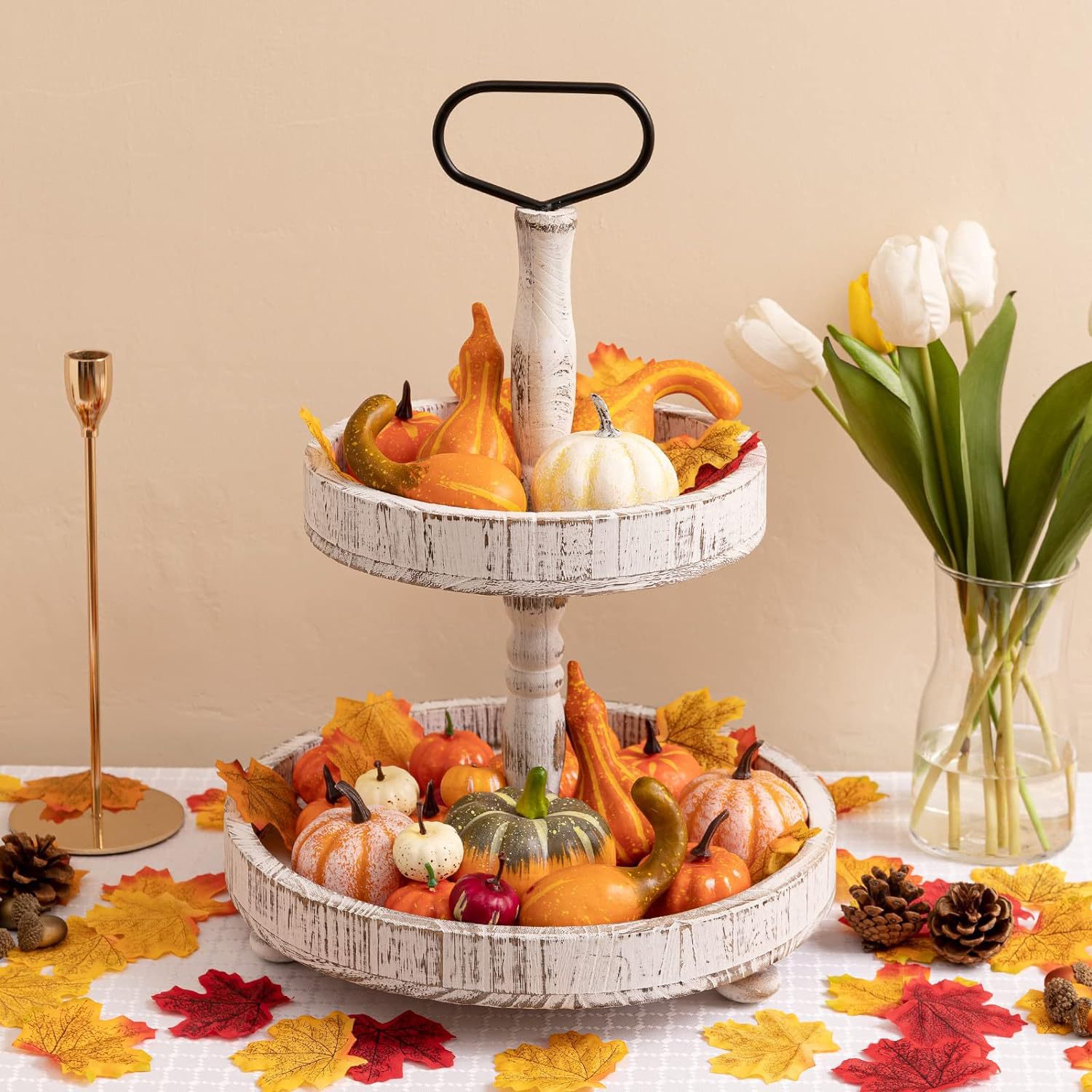 decorazione di zucca di flanella simulata Halloween Ringraziamento panno colorato pacchetto zucca decorazione del festival_voghion.com