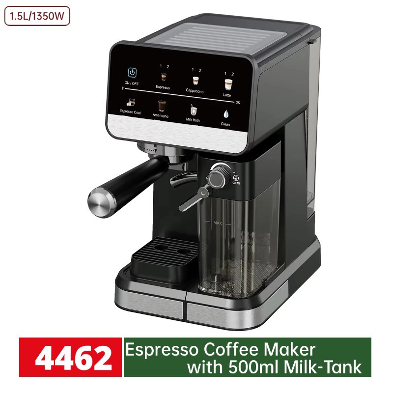 Foreign Trade Customized Household Fast Heating Smart Coffee Machine Electric 20 Bar Semi-Automatic Household Espresso Machine