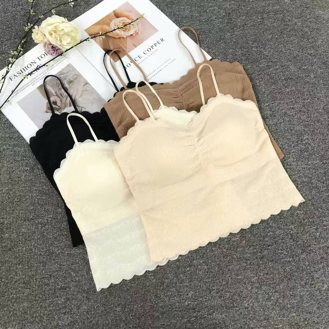 Nueva taza fija sin marcas de alta calidad chaleco de dama sin anillo de acero bra de yoga ropa interior deportiva mujer al por mayor