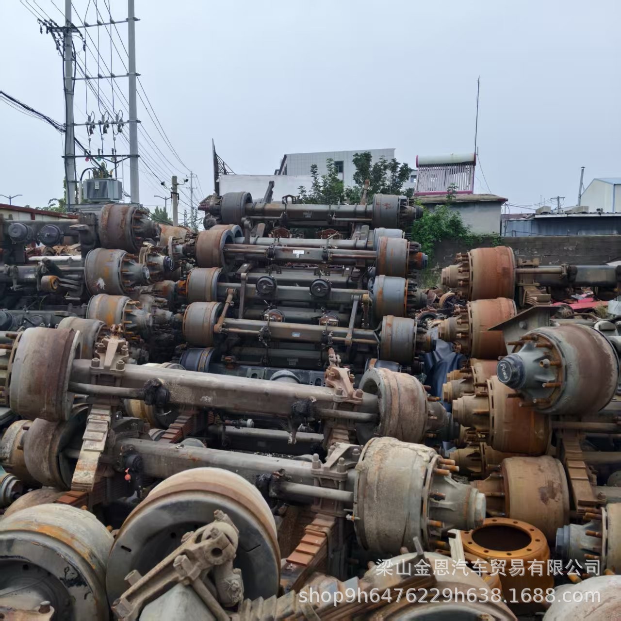 Export of Used Engines, Rear Axles, American-Style 13-Ton Axles, Towing, Dump, Mixing, and Trailer Axles