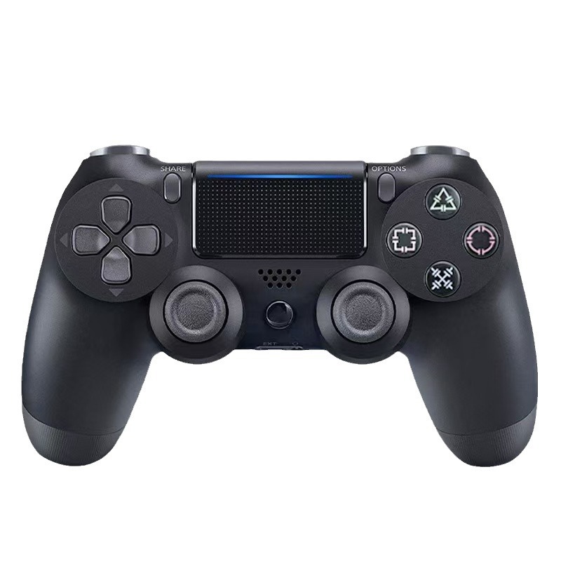 Mango P4 personalizado de fábrica estilo explosivo transfronterizo inalámbrico Bluetooth gamepad PC computadora vibración de seis ejes con luz