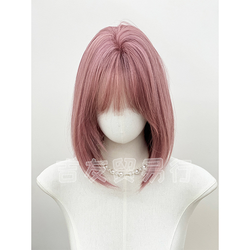 Short hair pink series