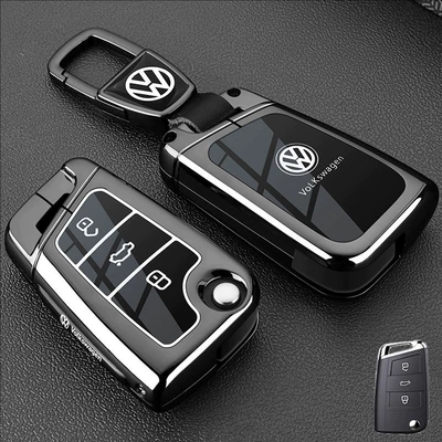 Static Rod/Key Bag, Suitable for New Volkswagen Touron - type-b-key-gun-black-car-logo-buckle