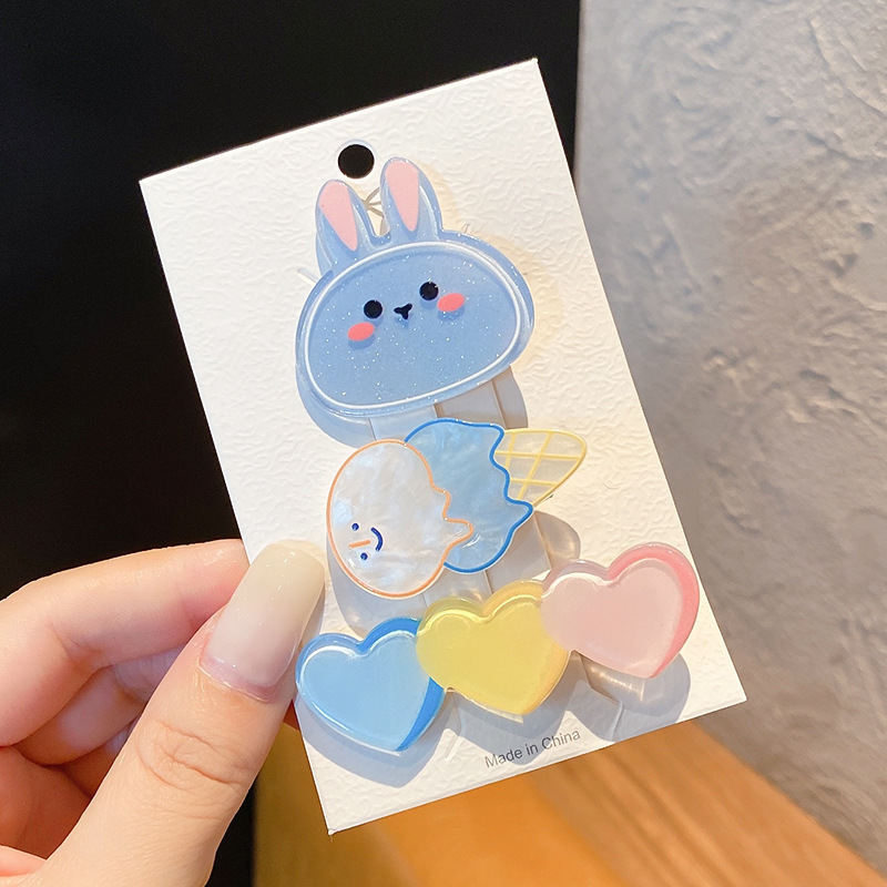 Clip de verano Corea del Sur lindo traje roto horquilla Accesorios para el cabello para niños