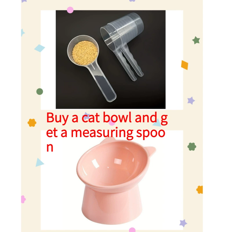 Миска для кормления животных с наклонным горлышком, защита шеи, большая миска для собак, универсальный дизайн для кошек и собак, экспортная миска для кошек.