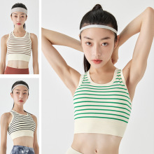 夏季新款运动文胸一体杯健身跑步瑜伽服速干透气休闲百搭运动内衣