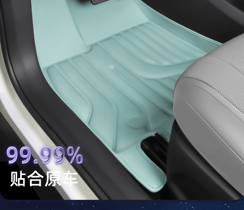 Suitable for Wuling Eshang Models, Waterproof and Dustproof Car Interior Accessories, Environmentally Friendly Double-Layer Floor Mats