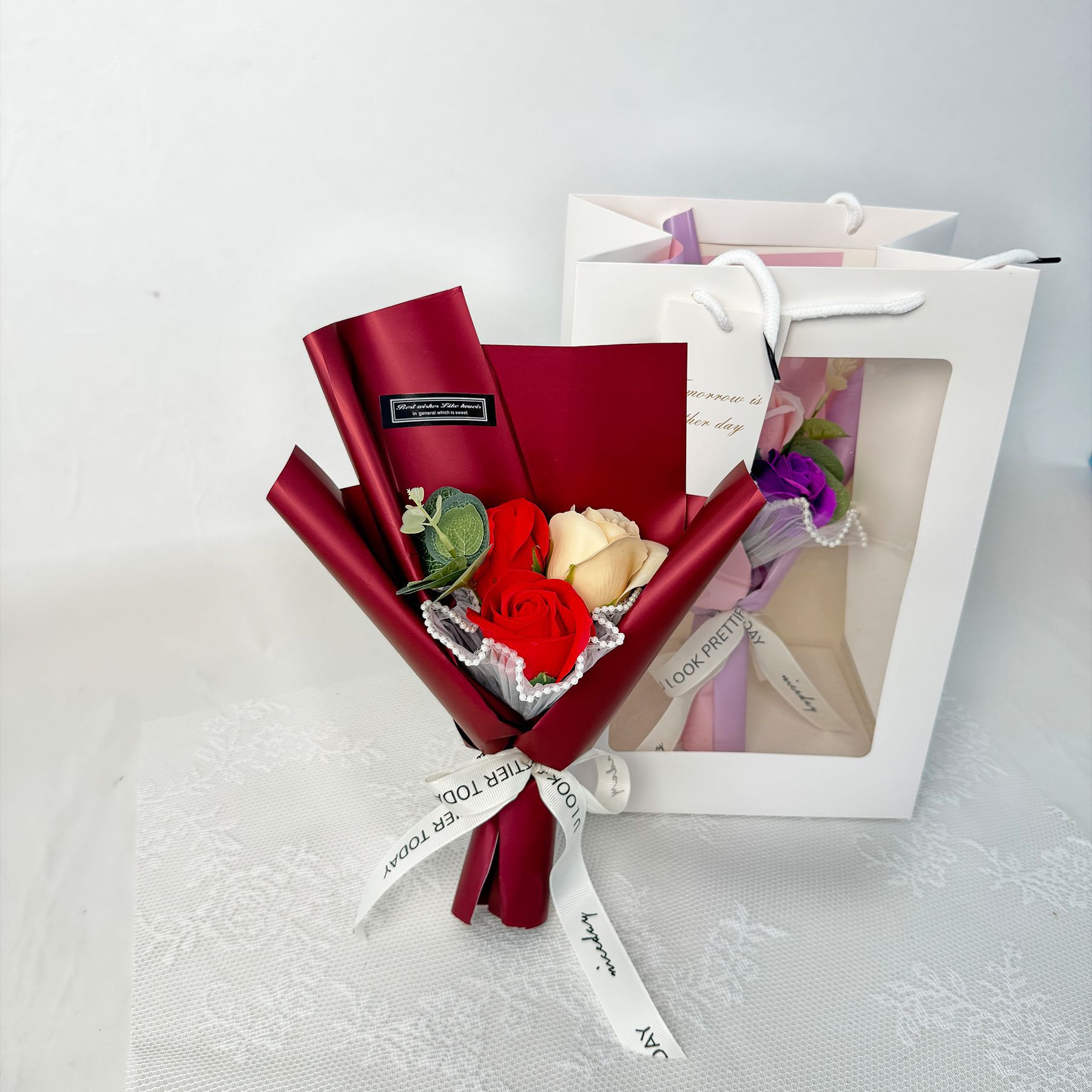 Festival Gifts Christmas Teacher's Day Sunflower Bouquet Valentine's Day Creative Soap Flower Gift Preserved Bouquet For Teachers Gift_voghion.com