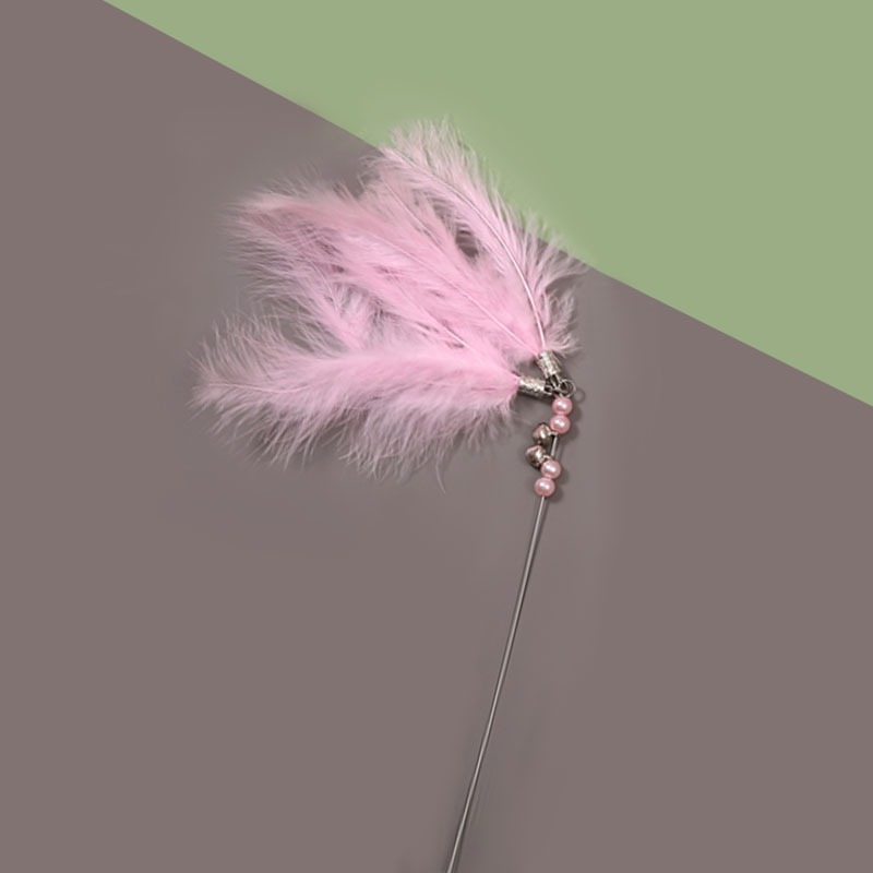 Gato divertido palo, campana, plumas de alambre de acero, juguetes para gatos, auto-hi, juguetes para gatos, artefactos mágicos para gatos, mascotas, juguetes para gatos