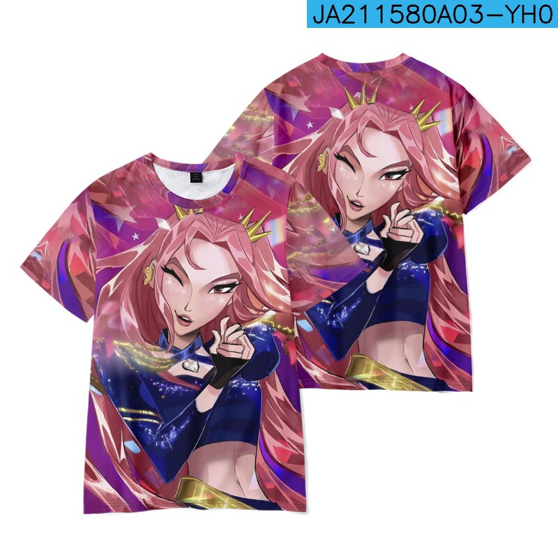 3D新品电影KPop Demon Hunters猎魔女团印花短袖T恤印花成人童装|undefined
