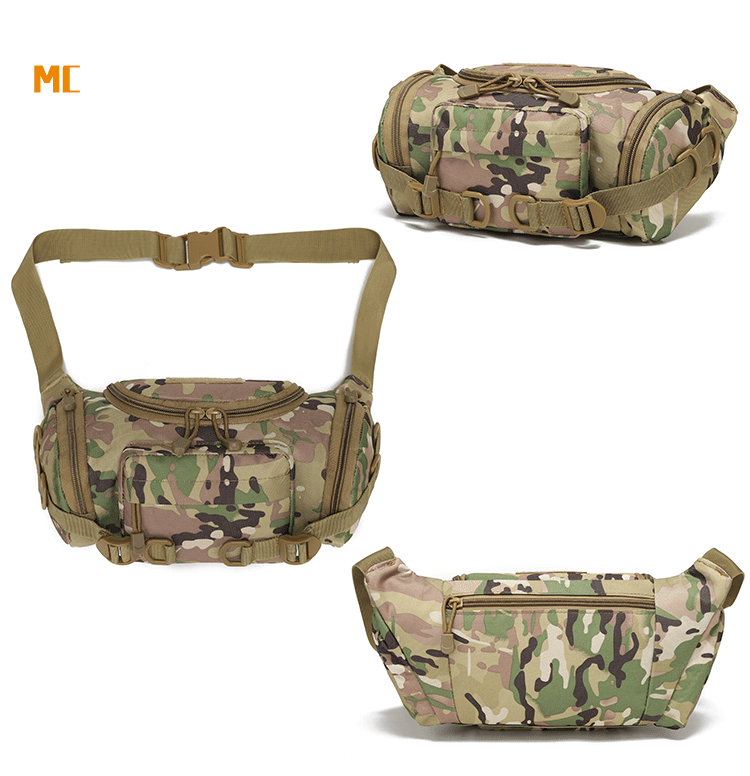 Nueva riñonera de camuflaje para entrenamiento al Aire Libre, táctica, pequeña, impermeable, para montañismo y ciclismo. - details 11
