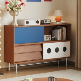 餐边柜;实木床;床头柜