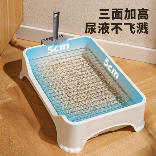 Pet toilet fence type high side splash proof dog toilet Teddy poodle dog toilet cleaning supplies wholesale