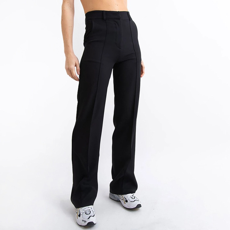 Commuter Business Casual Pants 2023 Spring New Solid Color Simple Fashion Straight Leg Wide Leg Pants Slim Fit Trousers Commuter Business Casual Pants 2023 Spring New Solid Color Simple Fashion Straight Leg Wide Leg Pants Slim Fit Trousers