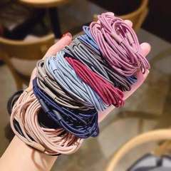 10-color high-elastic three-in-one base headband DIY elastic hair tie for street stalls