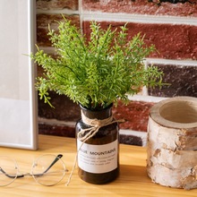 仿真花理纱天门冬属草INS风厂家家居装饰跨境婚庆批发假花YC1105