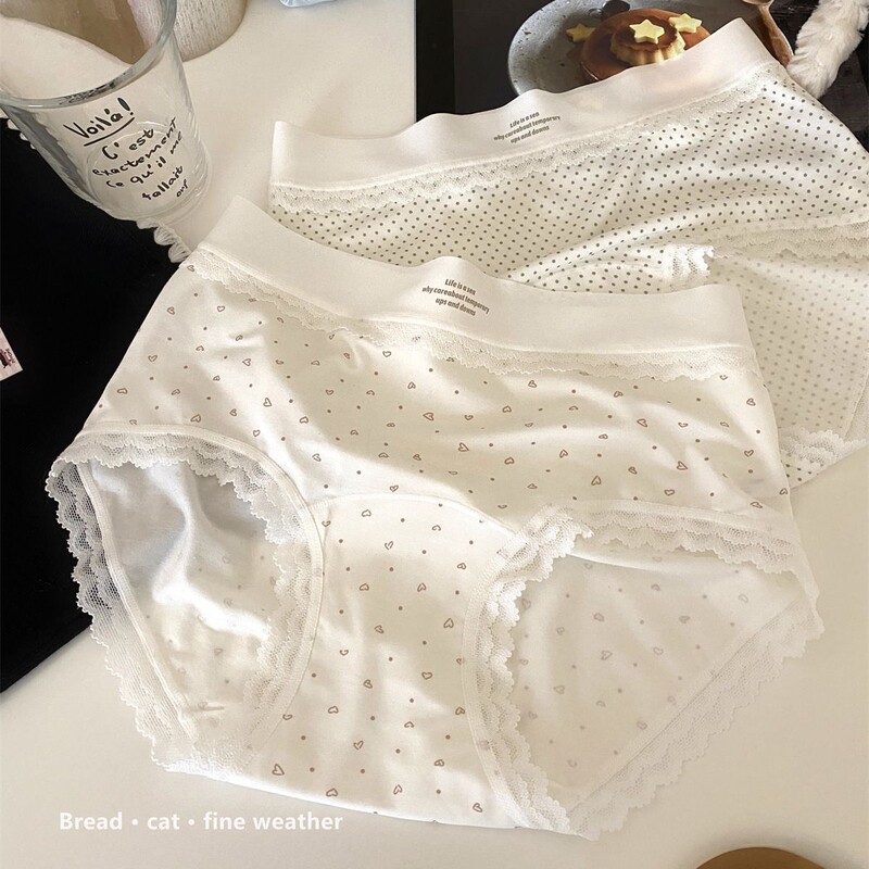 The Pure Desire Formula of the Studio Girl: Class a Girls' Modal Printed Heart-Shaped Panties, Women's Pure Cotton Crotch Briefs The Pure Desire Formula of the Studio Girl: Class a Girls' Modal Printed Heart-Shaped Panties, Women's Pure Cotton Crotch Briefs