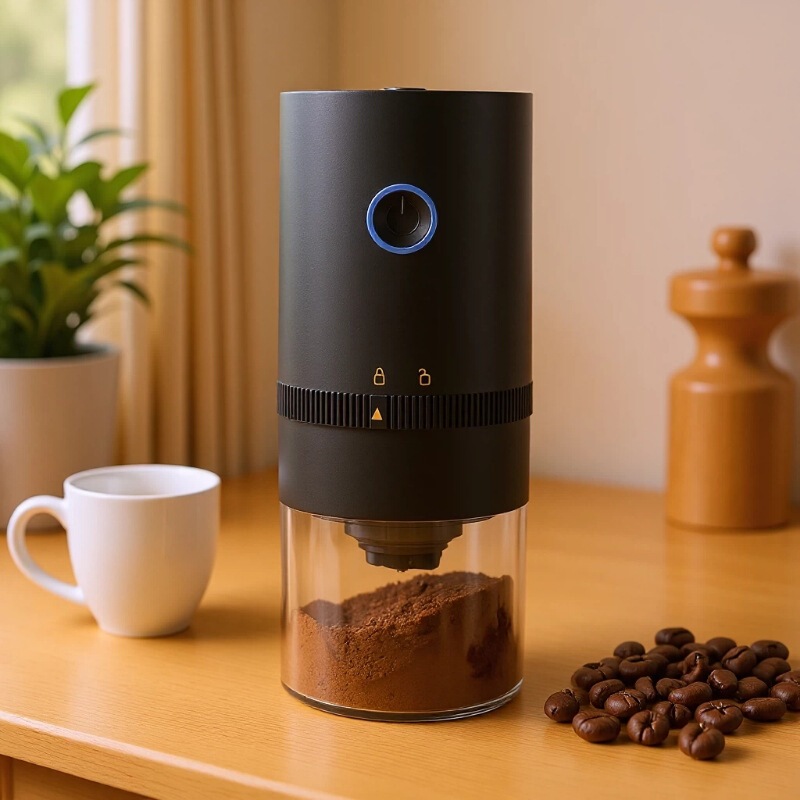 Cross-Border Supply of Portable Electric Coffee Grinder, USB Rechargeable Coffee Grinder, Electric Coffee Grinder, Small Coffee Machine