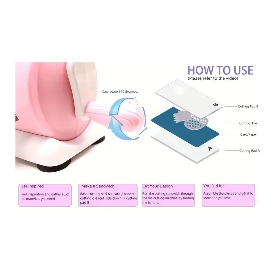 Mano DIY máquina de papel creativo manual sabiduría juguete al por mayor cuchillo de bricolaje molde máquina de corte máquina de moleteado