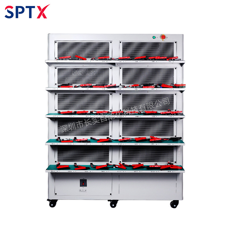 Sistema de prueba de rendimiento de carga y descarga de capacidad de ciclo de vida SPTX de retroalimentación de ahorro de energía