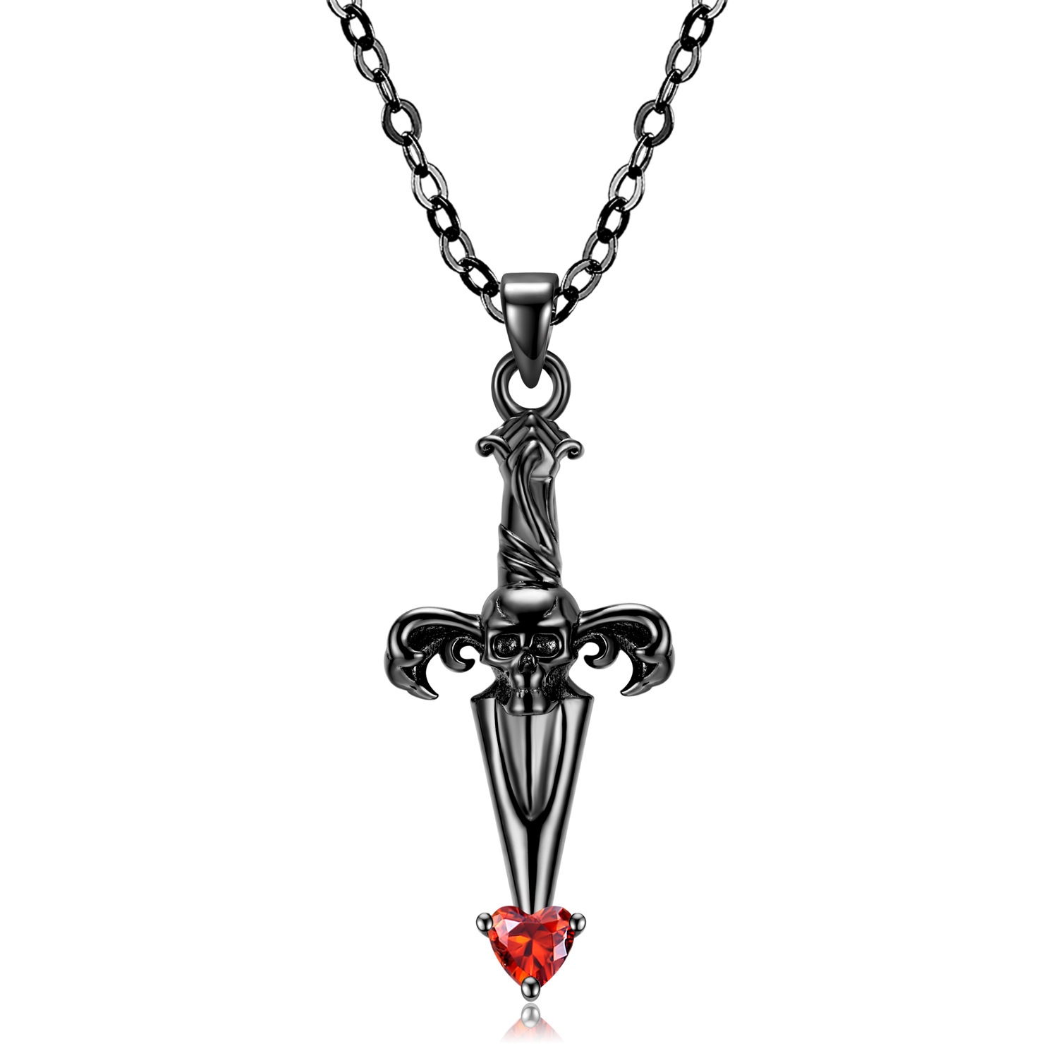 Fashion Cross Silver Plating Necklace display picture 1