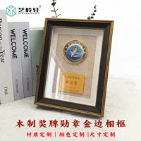 Медаль Деревянная медаль Пномпень фоторамка Марафон Декоративная рама keep Почетная медаль стол оптом